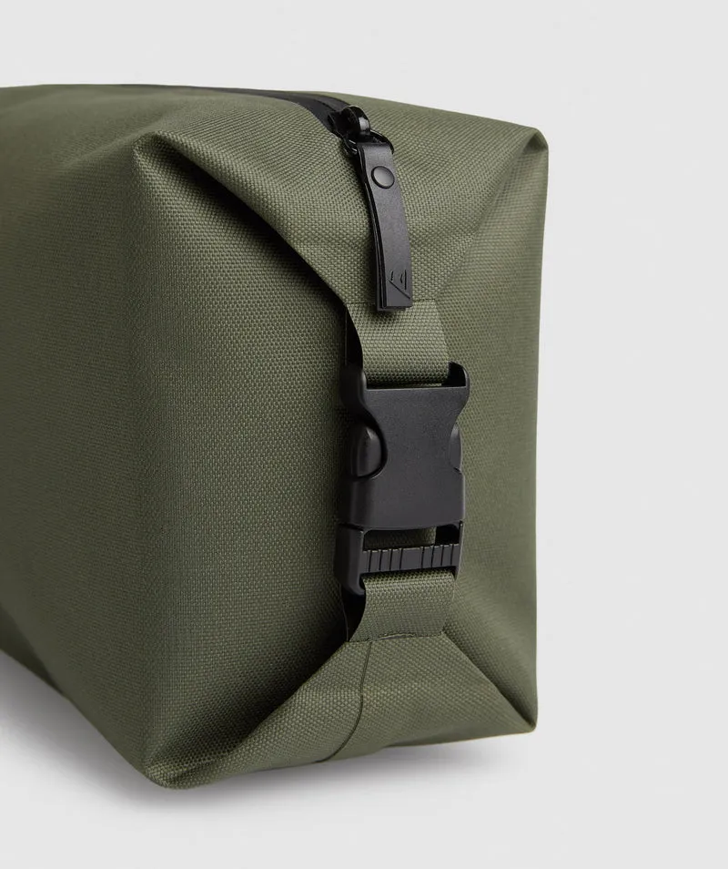 Gymshark X-Series Toiletry Bag - Core Olive