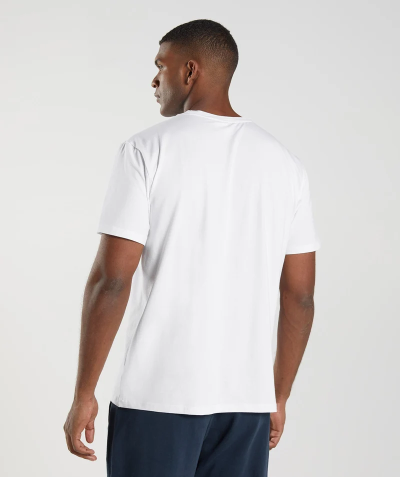 Gymshark Block T-Shirt - White