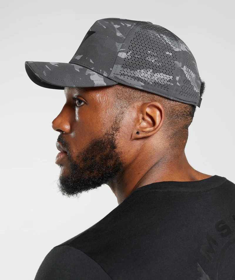 Gymshark Mesh Trucker - Black