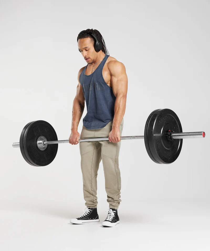 Gymshark Power Washed Joggers - Ecru Brown