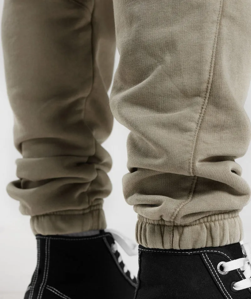 Gymshark Power Washed Joggers - Ecru Brown