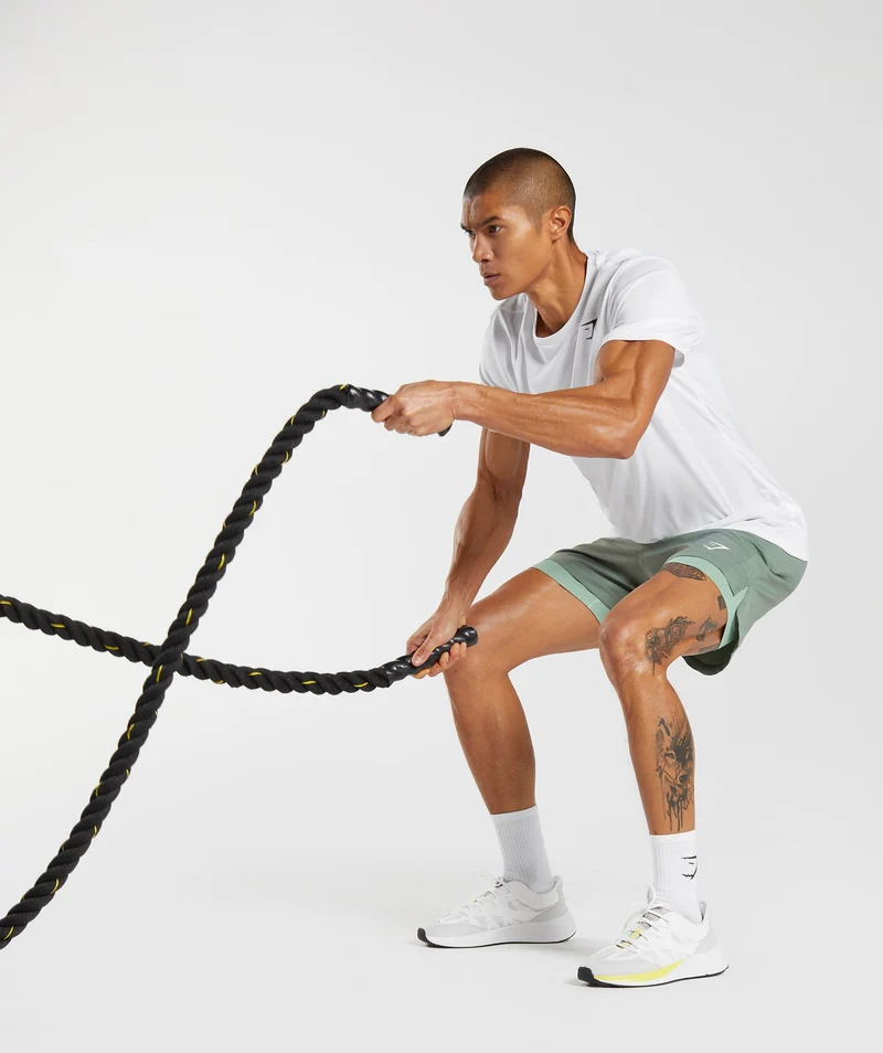 Gymshark Sport 5" 2 In 1 Shorts - Willow Green/Desert Sage Green