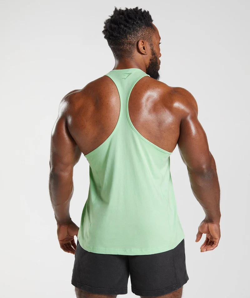 Gymshark Power Stringer - Aloe Green