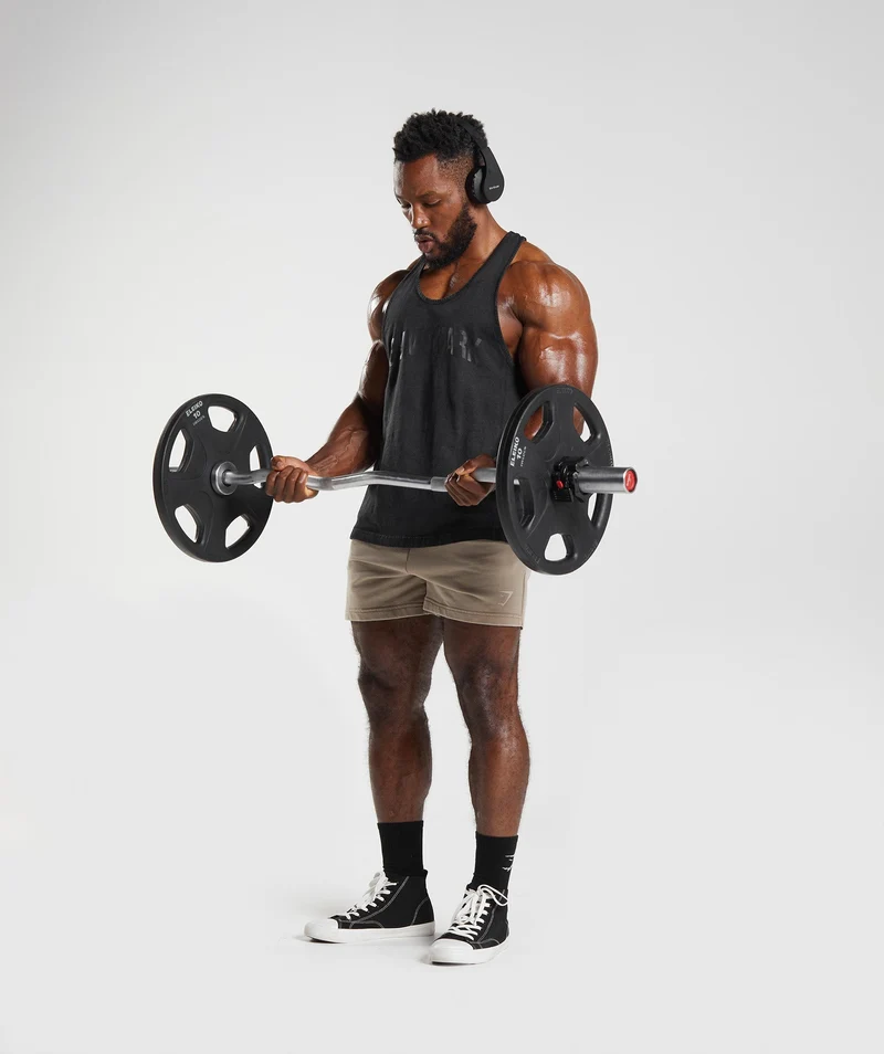 Gymshark Power Washed Stringer - Black