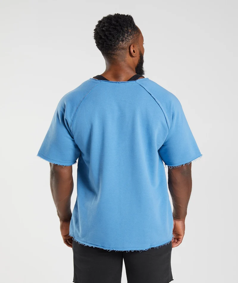 Gymshark Legacy Rag Top - Coastal Blue
