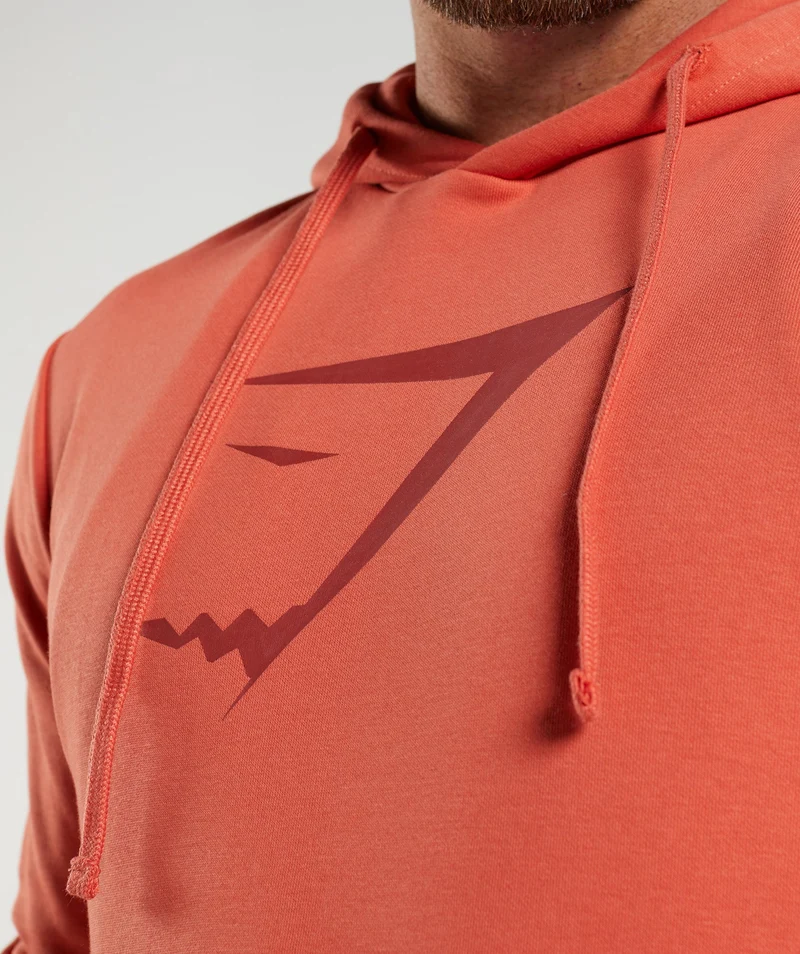Gymshark Sharkhead Infill Hoodie - Storm Red