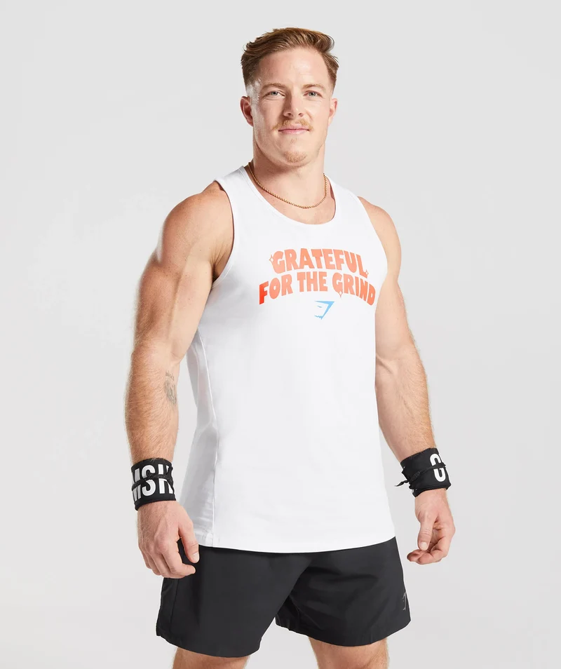 Gymshark Noah Ohlsen Sun Tank - White