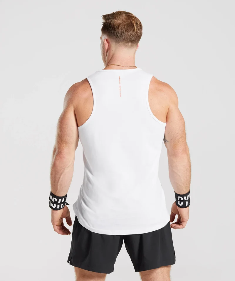 Gymshark Noah Ohlsen Sun Tank - White