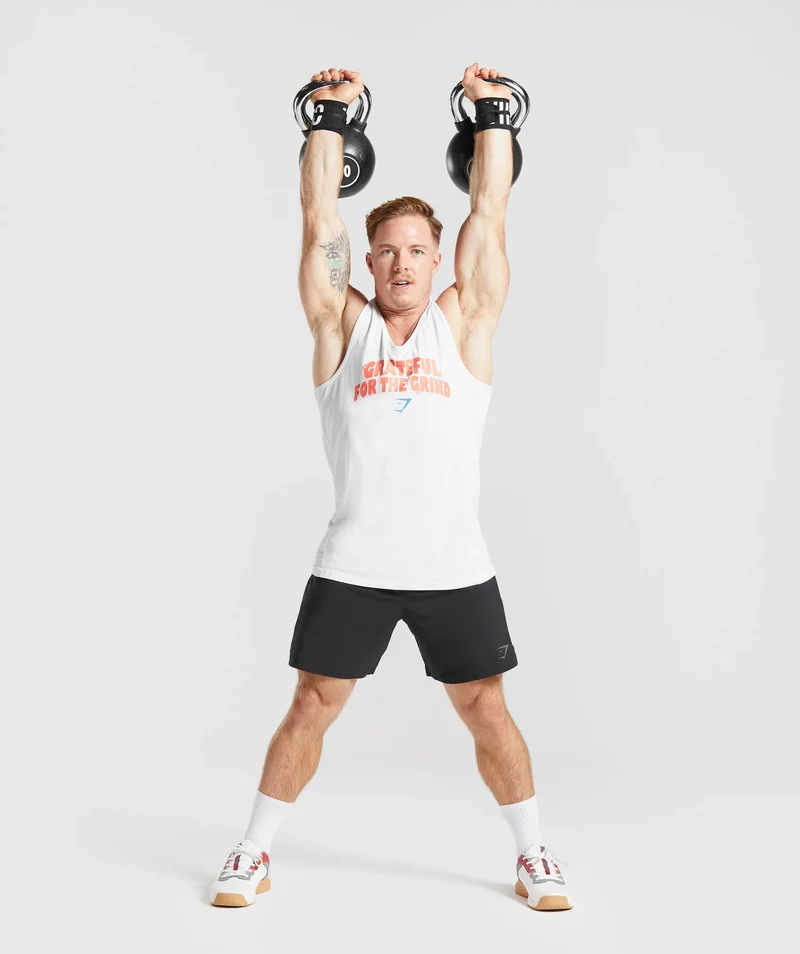 Gymshark Noah Ohlsen Sun Tank - White