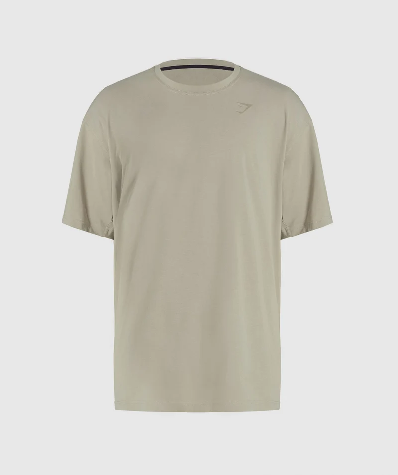 Gymshark Power T-Shirt - Ecru Brown