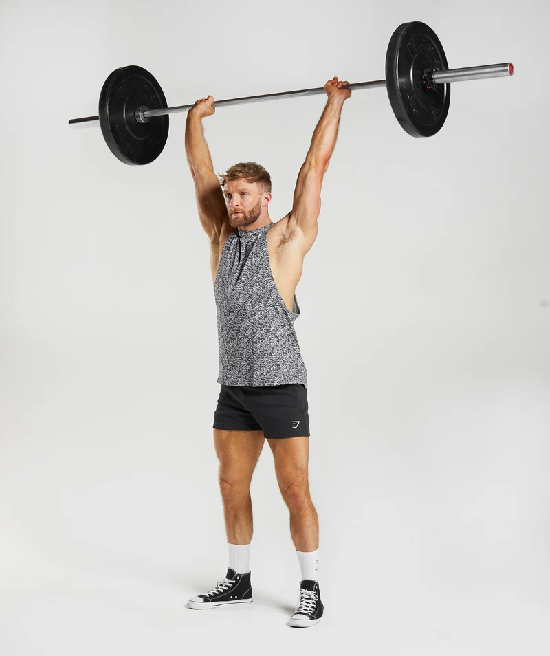 Gymshark React Drop Arm Tank - Onyx Grey