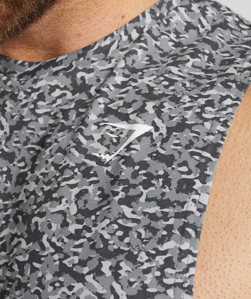 Gymshark React Drop Arm Tank - Onyx Grey