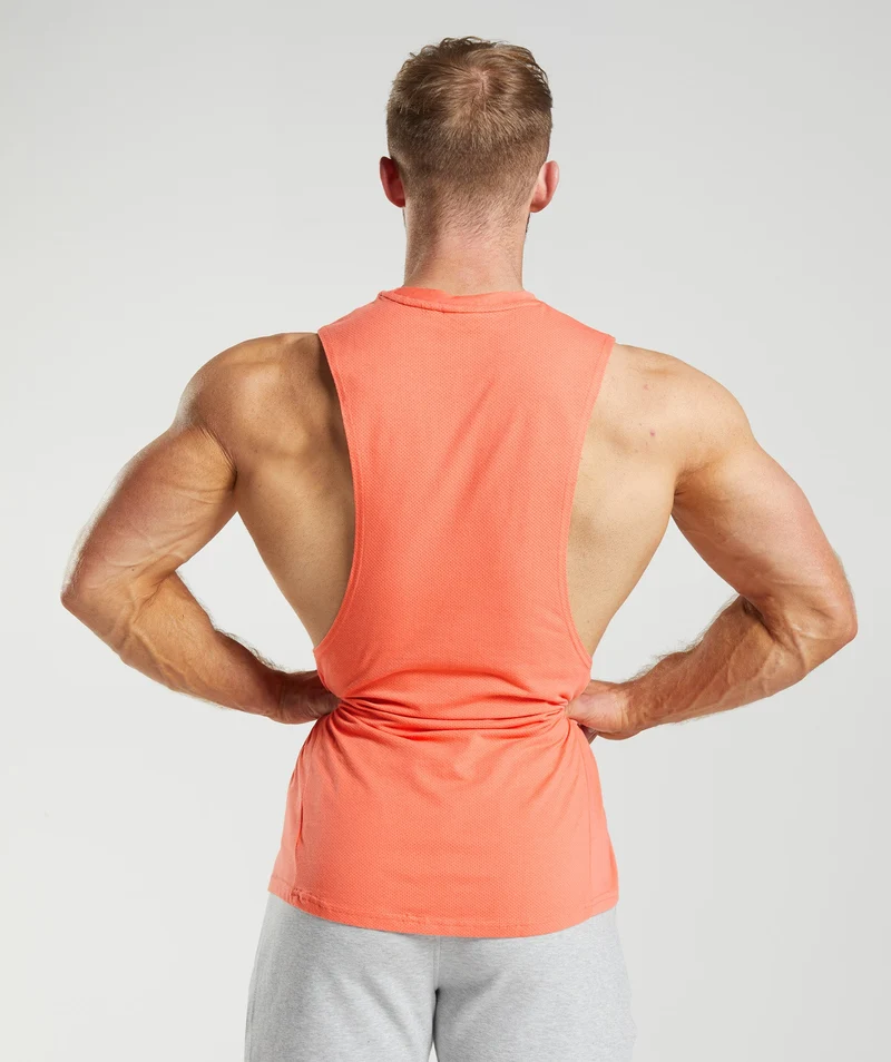 Gymshark React Drop Arm Tank - Aerospace Orange