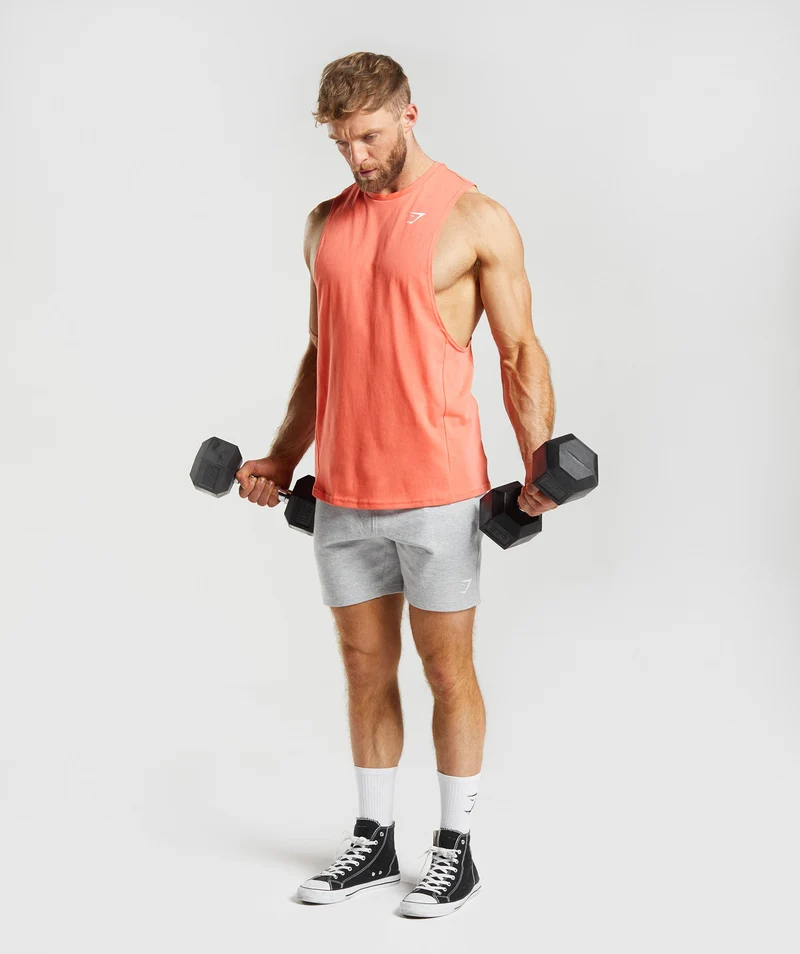 Gymshark React Drop Arm Tank - Aerospace Orange