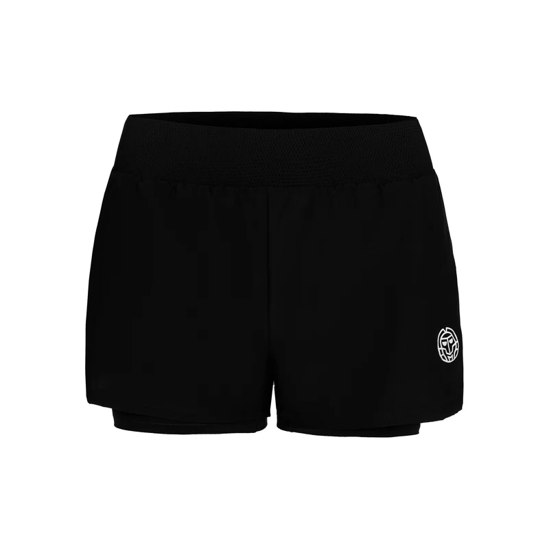 Crew 2in1 Shorts Damen-Schwarz