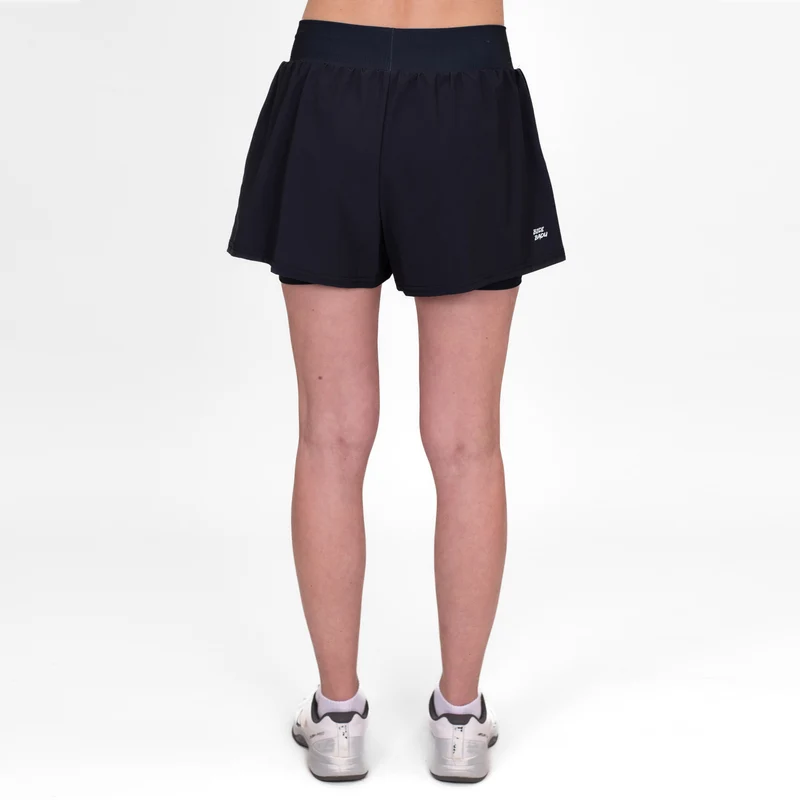 Crew 2in1 Shorts Damen-Schwarz