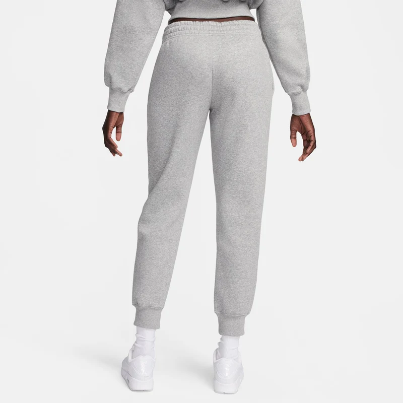 Phoenix Fleece Mid Rise Trainingshose Damen - hellgrau,