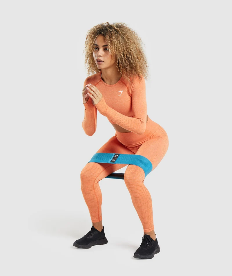 Gymshark Vital Seamless 2.0 Leggings - Apricot Orange Marl