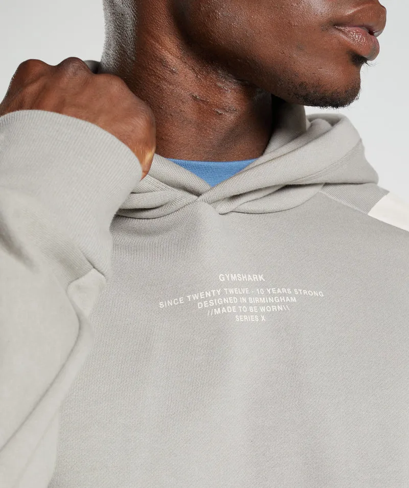 Gymshark GS10 Year Hoodie - Ecru Brown