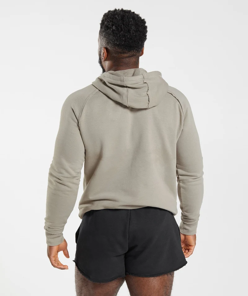 Gymshark Legacy Hoodie - Ecru Brown