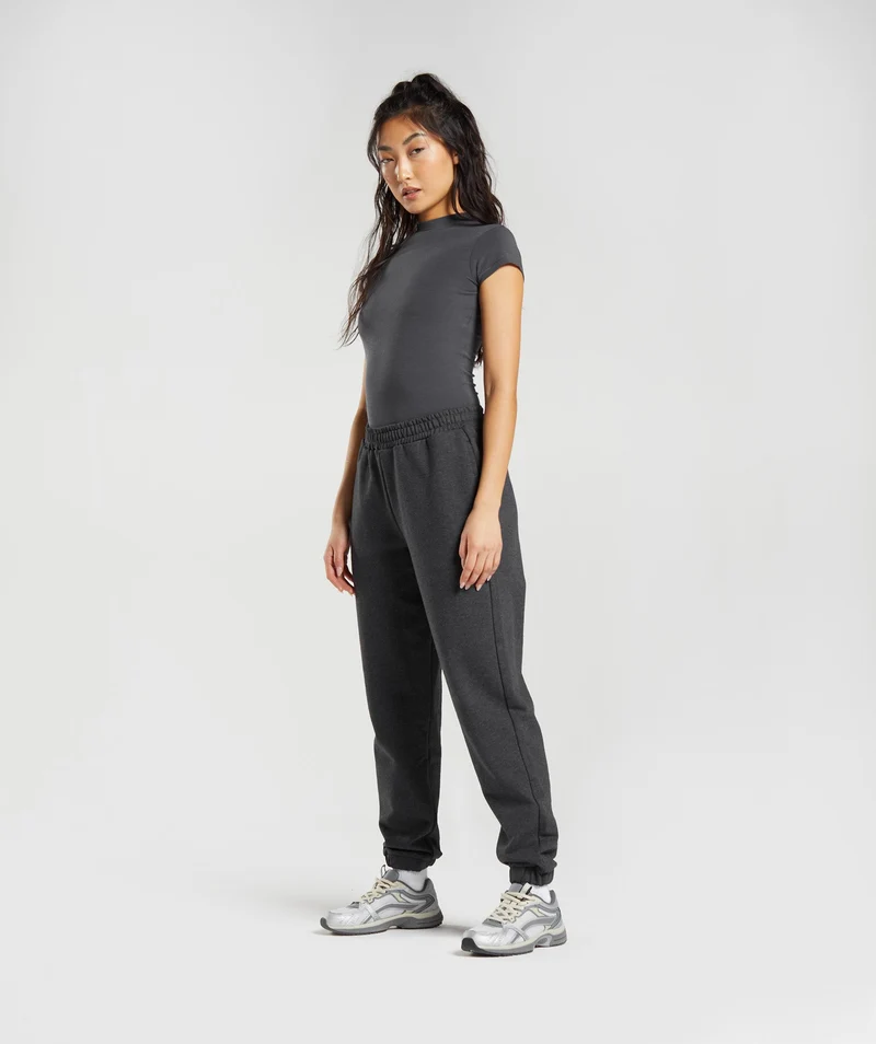 Gymshark Jersey Body Fit T-Shirt - Onyx Grey