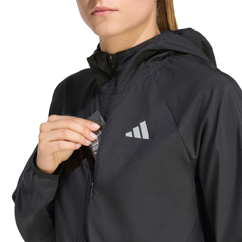 Run Essential Laufjacke Damen-schwarz