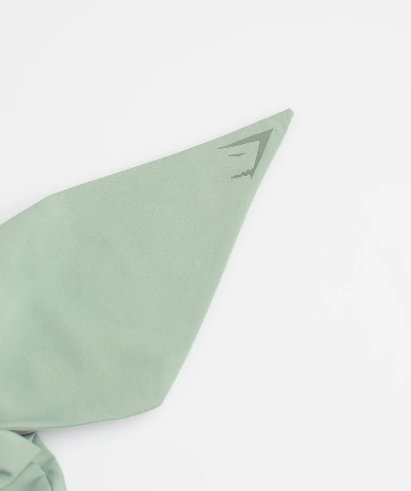 Gymshark Bow Scrunchie - Desert Sage Green