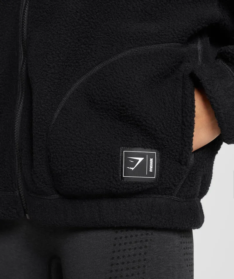 Gymshark Sherpa Jacket - Black