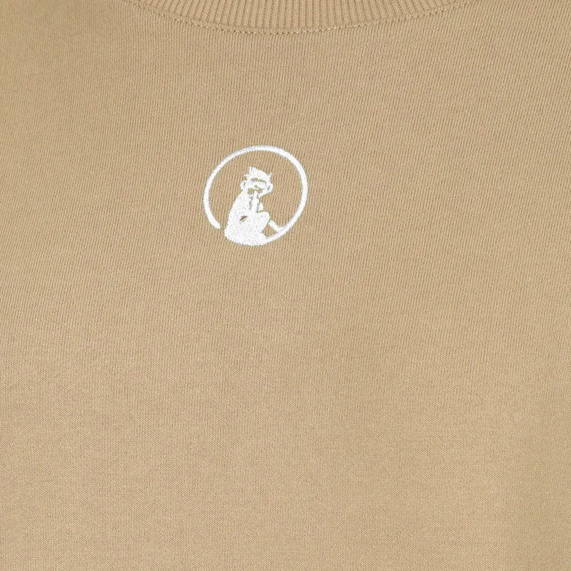 Wild Oversize Sweatshirt Damen-Beige