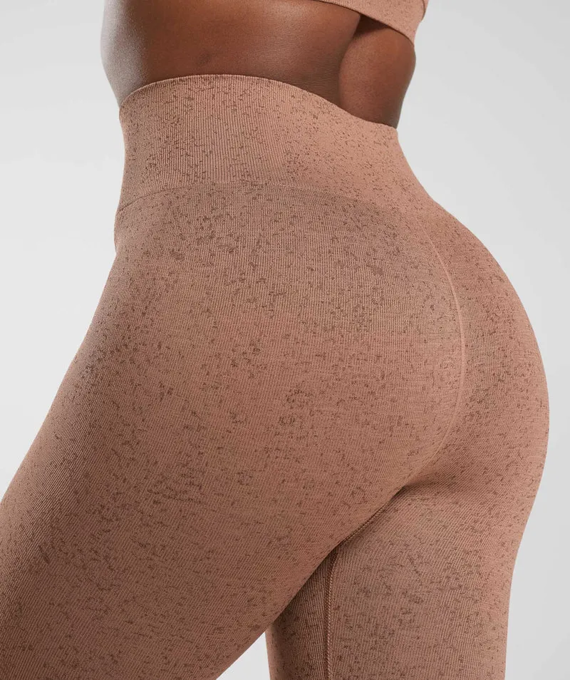 Gymshark Adapt Fleck x Whitney Leggings - Sandstone Brown