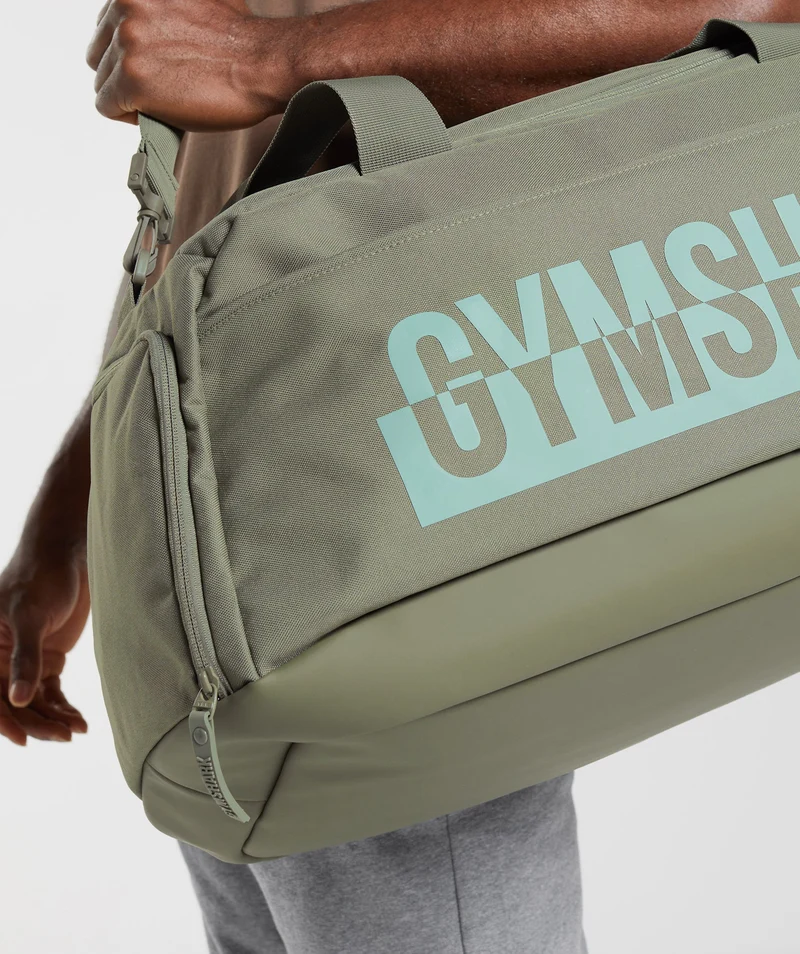 Gymshark Bold Gym Bag - Dusty Olive