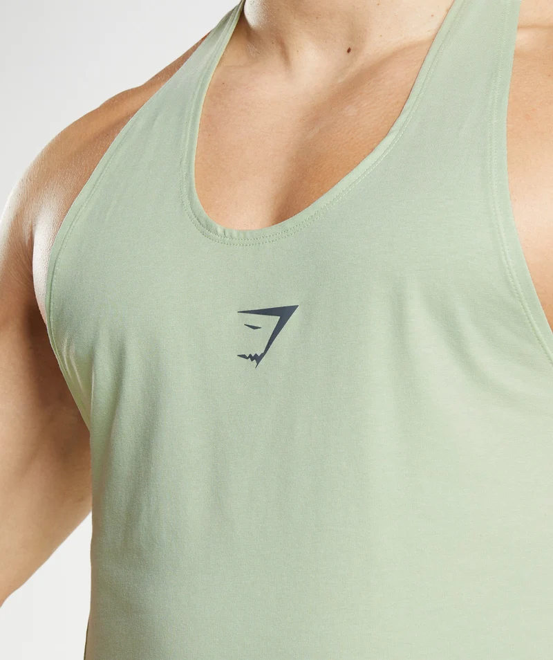 Gymshark Bold Stringer - Flora Green