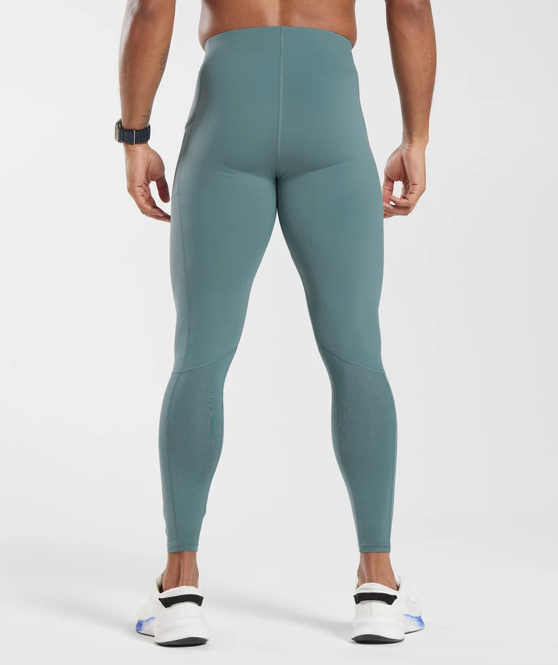 Gymshark Control Baselayer Leggings - Thunder Blue