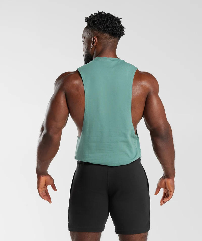 Gymshark React Drop Arm Tank - Ink Teal
