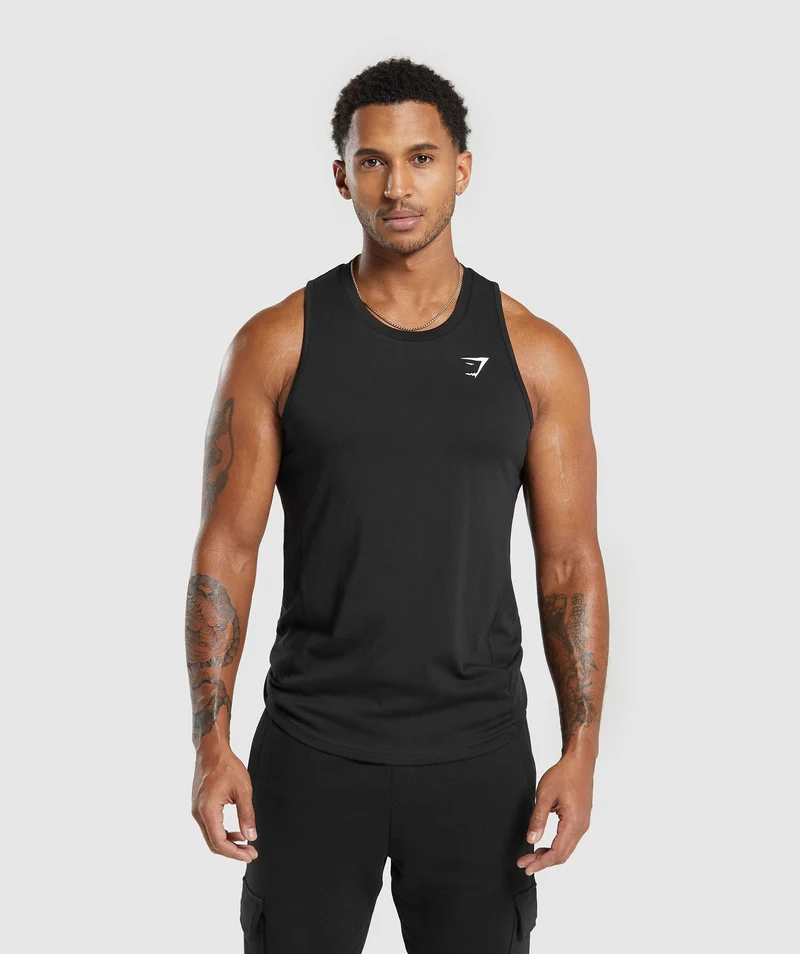 Gymshark React Tank - Black