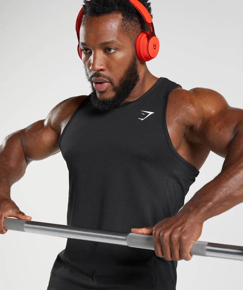 Gymshark React Tank - Black