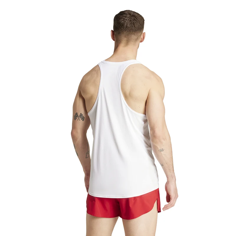 Adizero Essential Tank-Top Herren-Weiß