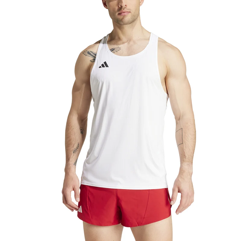 Adizero Essential Tank-Top Herren-Weiß