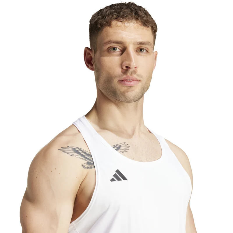 Adizero Essential Tank-Top Herren-Weiß