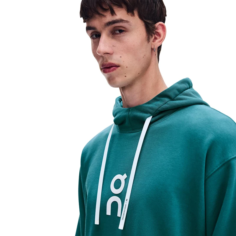 Club Hoody Herren - petrol, weiß
