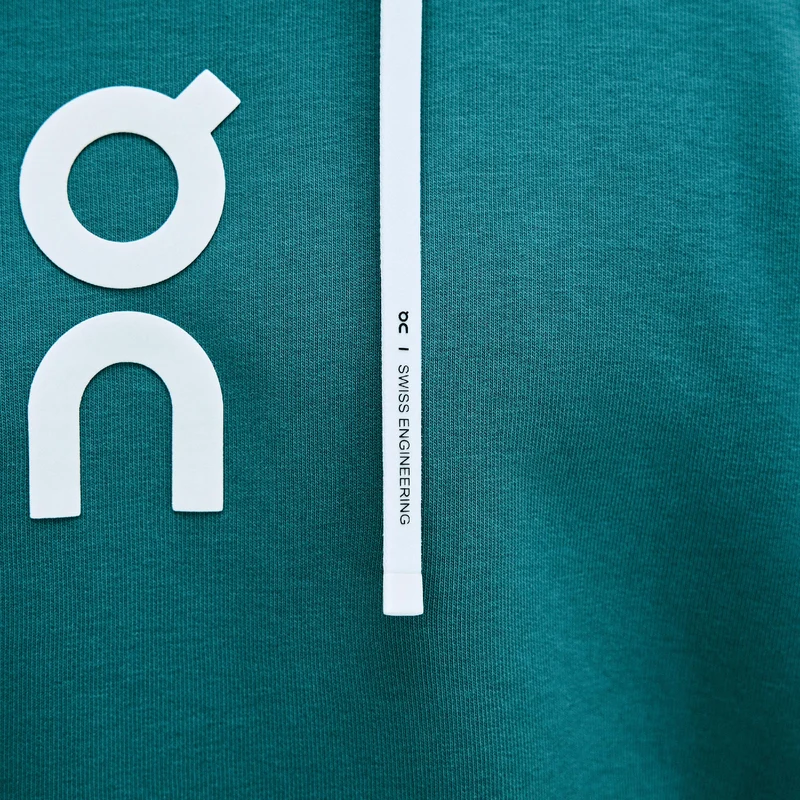 Club Hoody Herren - petrol, weiß