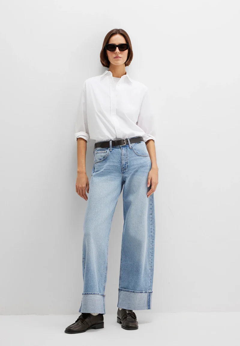 Mavi Sandra Wide Leg Jeans