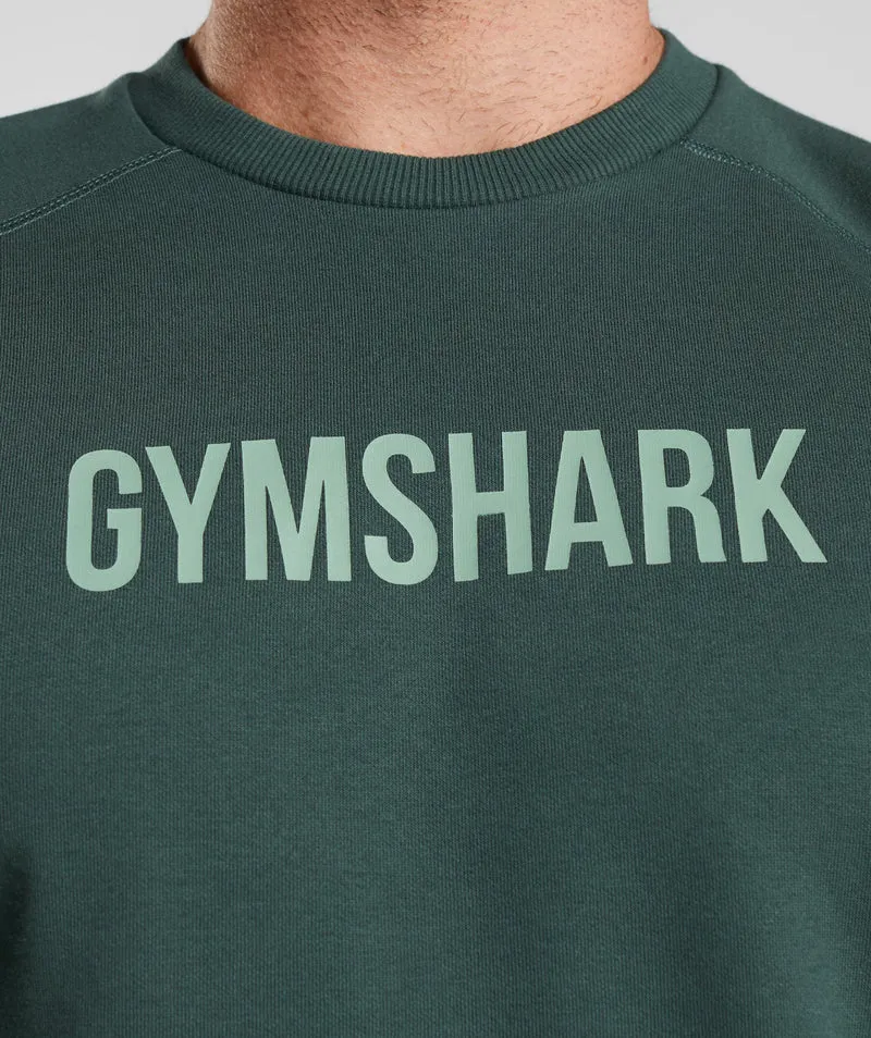 Gymshark Apollo Crew - Obsidian Green