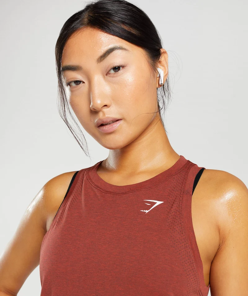 Gymshark Vital Light Tank - Brick Red