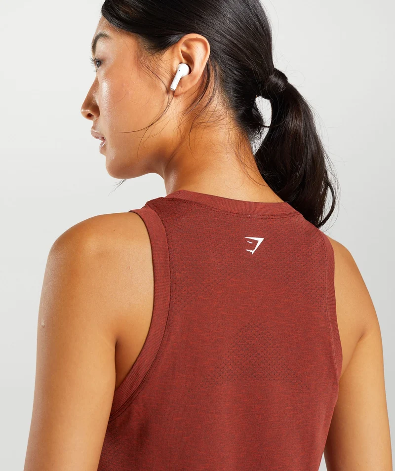 Gymshark Vital Light Tank - Brick Red