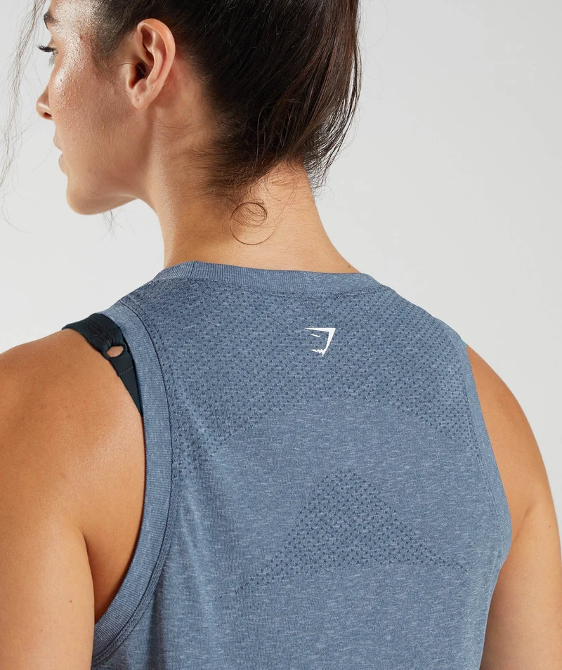 Gymshark Vital Light Tank - Evening Blue Marl