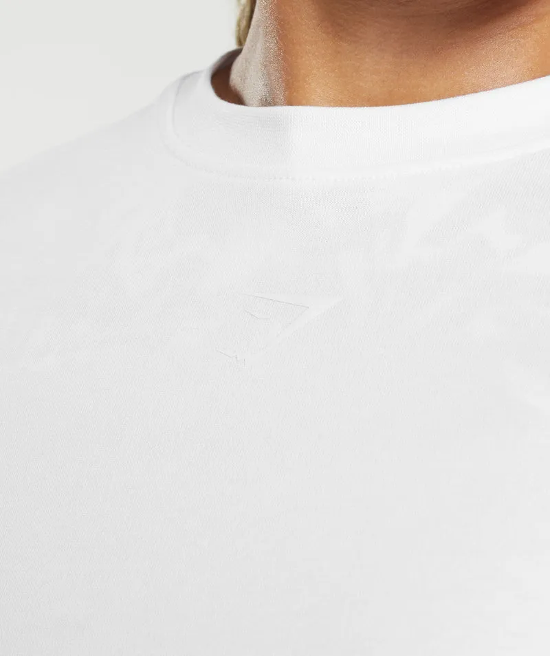Gymshark GS Power Oversized T-Shirt - White