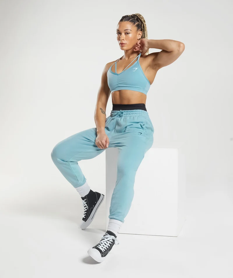 Gymshark Power Joggers - Iceberg Blue
