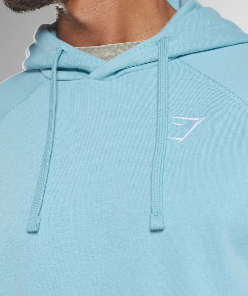 Gymshark Crest Hoodie - Iceberg Blue