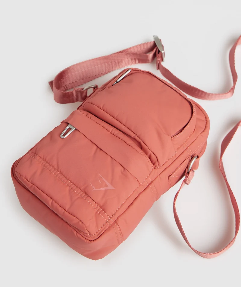 Gymshark Premium Lifestyle Cross Body - Terracotta Pink